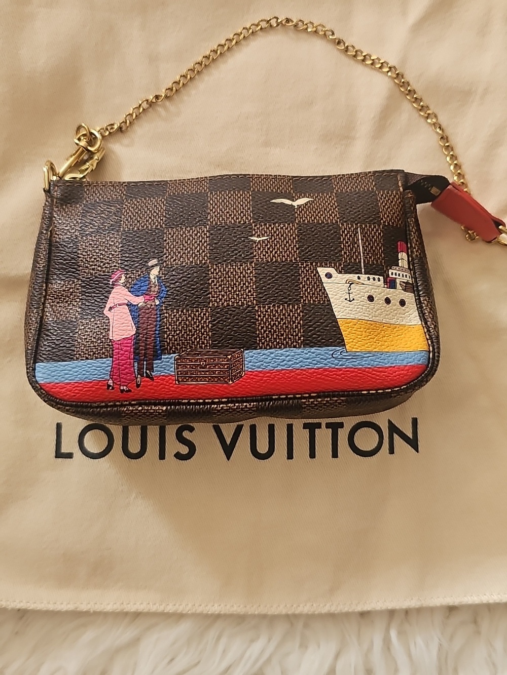 LV 2016 Damier Ebene Translantic Mini Pochette Accessories - Picture 3 of 9